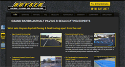 Desktop Screenshot of huyserasphalt.com